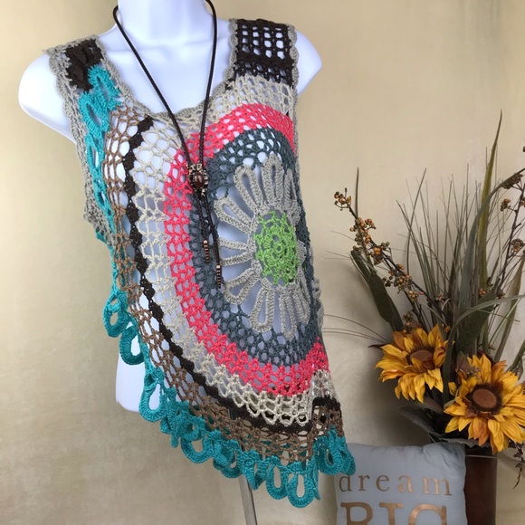 Miracle city women’s blouse Sz M/L - Picture 1 of 8